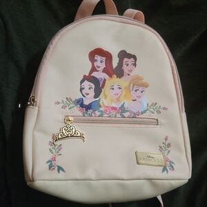 Disney Princess Backpack - Snow White, Ariel, Aurora, and Belle